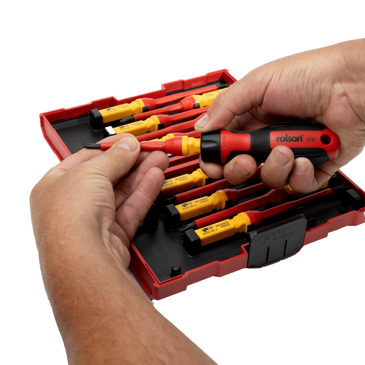 Rolson | 13 pc VDE Screwdriver Set + Protective Case - 28734